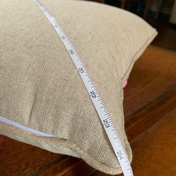 LEVTEX Pompom Heart Accent Pillow - Picture 6 of 7